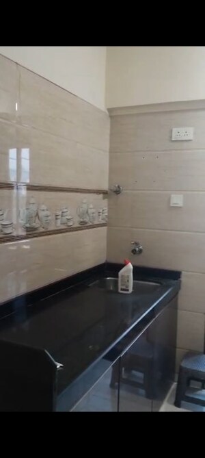 Bathroom in 1 BHK Apartment at Harsh Residency, Mira Road – for Rent