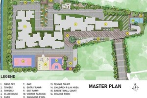 Master Plan in 3 BHK Apartment at Prestige Glenbrook, Whitefield – for Sale