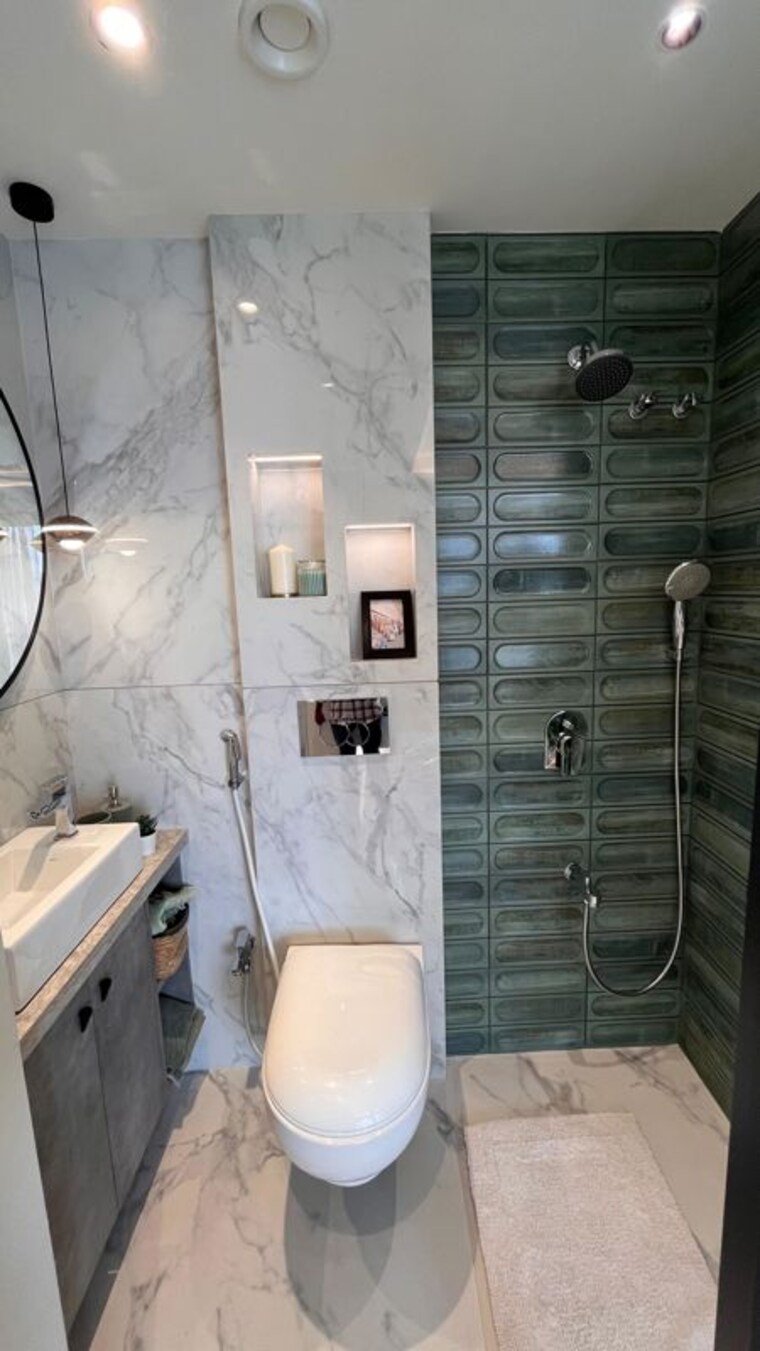 Bathroom, hubtown-celeste 2 Bedroom 660 Sq.Ft. Apartment In Worli Mumbai 10201789
