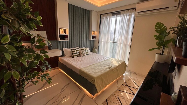 Bedroom, hubtown-celeste 2 Bedroom 660 Sq.Ft. Apartment In Worli Mumbai 10201789