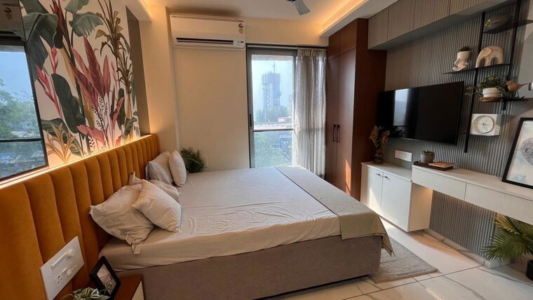 Bedroom, hubtown-celeste 2 Bedroom 660 Sq.Ft. Apartment In Worli Mumbai 10201789
