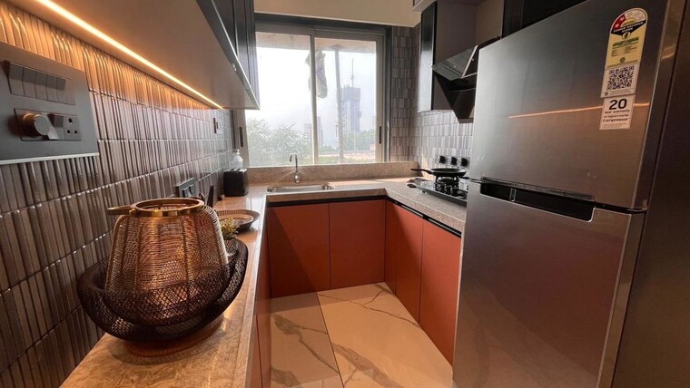 Kitchen, hubtown-celeste 2 Bedroom 660 Sq.Ft. Apartment In Worli Mumbai 10201789