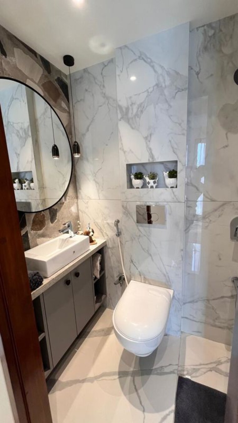 Bathroom, hubtown-celeste 2 Bedroom 660 Sq.Ft. Apartment In Worli Mumbai 10201789