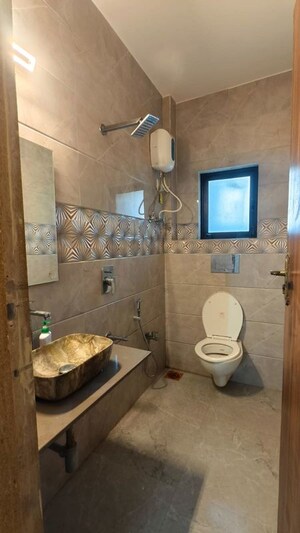 Bathroom in 2 BHK Apartment at Soham Tropical Lagoon, Ghodbunder Road – for Rent