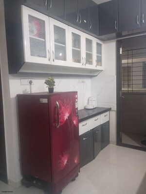 Kitchen in 1 BHK Apartment at Sukhwani Palms, Wagholi – for Rent