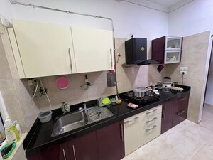 Kitchen in 3 BHK Apartment at LnT Realty Crescent Bay, Parel – for Rent