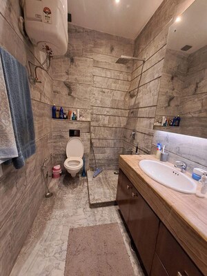 Bathroom in 2 BHK Apartment at Saket – for Rent