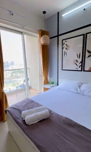 Bedroom in 4 BHK Penthouse at Mantra Monarch, Balewadi – for Rent