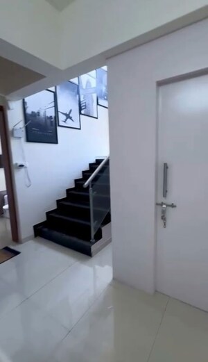 Staircase in 4 BHK Penthouse at Mantra Monarch, Balewadi – for Rent