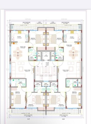 Floor Plan in 3 BHK Builder Floor at Sector 86 – for Sale