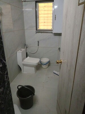 Bathroom in 3 BHK Apartment at Pimple Saudagar – for Rent
