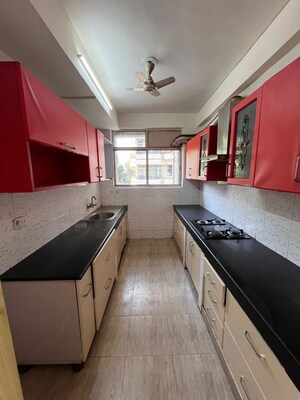 Kitchen in 3 BHK Builder Floor at Landmark The Homes 81, Sector 81 – for Rent