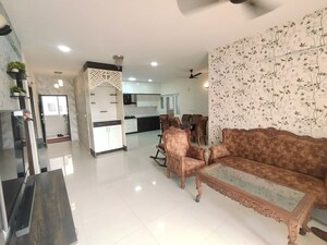 Living Room in 3 BHK Apartment at RBD Stillwaters, Harlur – for Rent