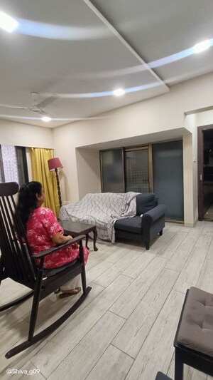 Living Room in 1 BHK Apartment at Poonam Apartments Worli, Worli – for Rent