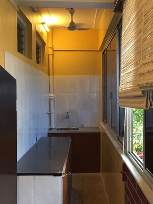 Kitchen in 1 BHK Apartment at Daulat Shirin CHS, Colaba – for Rent