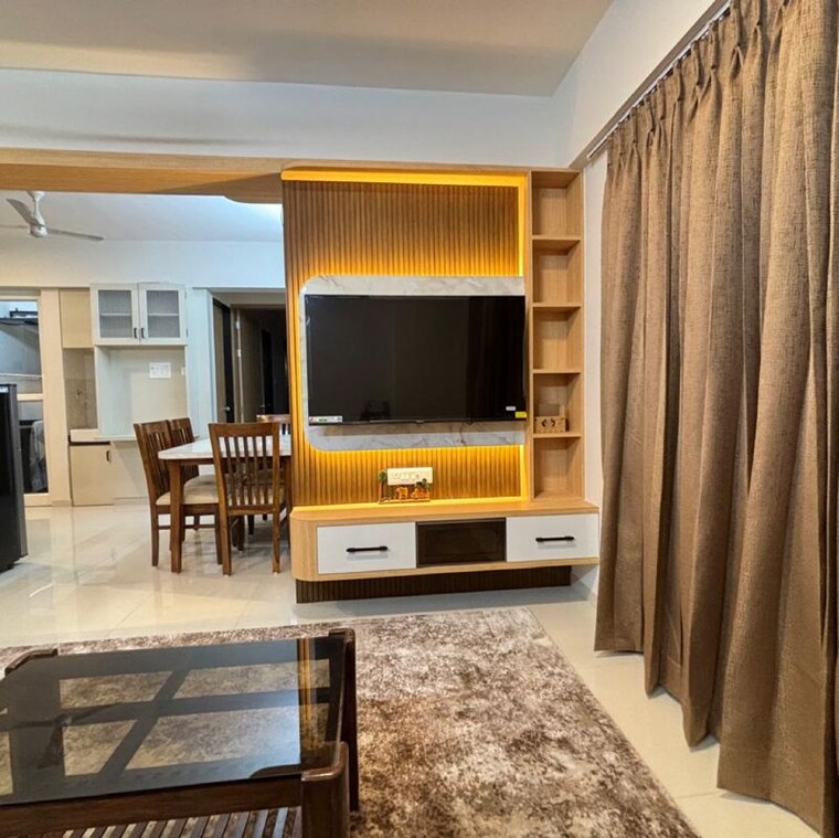 Living Room, austin-yana 2 Bedroom 800 Sq.Ft. Apartment In Tathawade Pune 10203461