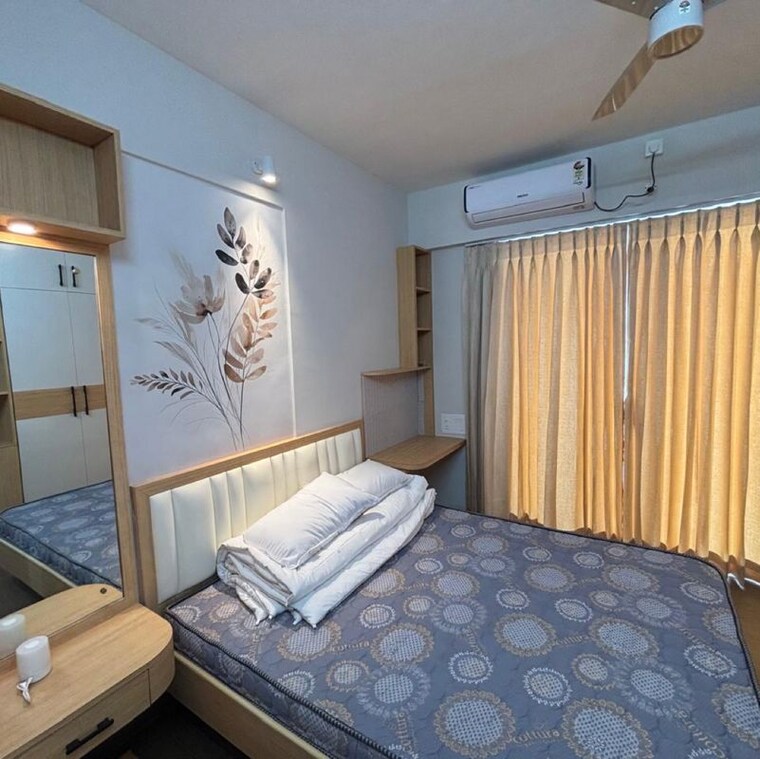 Bedroom, austin-yana 2 Bedroom 800 Sq.Ft. Apartment In Tathawade Pune 10203461