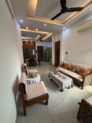 Living Room in 3 BHK Builder Floor at Sector 9 – for Sale