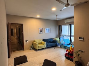 Living Room in 2 BHK Apartment at Omkar Alta Monte, Malad East – for Rent
