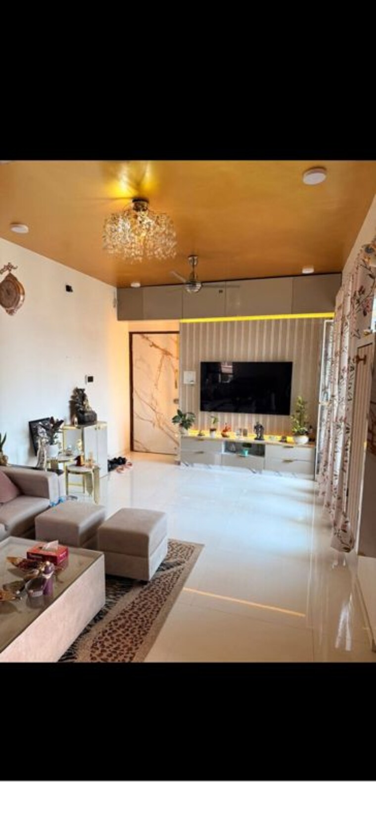 Living Room, orlem-peace 2 Bedroom 650 Sq.Ft. Apartment In Malad West Mumbai 10203581