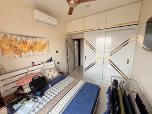 Master Bedroom in 2 BHK Apartment at Orlem Peace, Malad West – for Rent