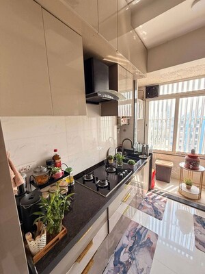Kitchen in 2 BHK Apartment at Orlem Peace, Malad West – for Rent