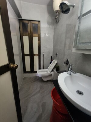 Bathroom in 1 BHK Apartment at Neelkantheshwar Apartment, Samata Nagar – for Rent