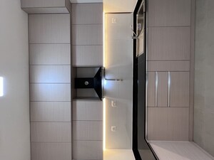 Bathroom in  Apartment at Bhartiya Nikoo Homes, Thanisandra Main Road – for Rent