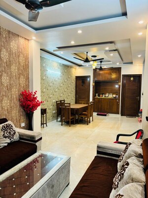 Living Room in 3 BHK Builder Floor at Sector 4 – for Sale