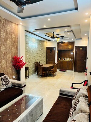 Living Room in 3 BHK Builder Floor at Sector 4 – for Sale