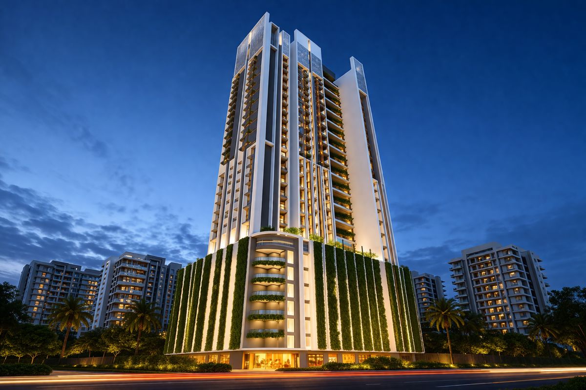 3 BHK 1300 Sq.Ft. Apartment in Dev Leo Tower