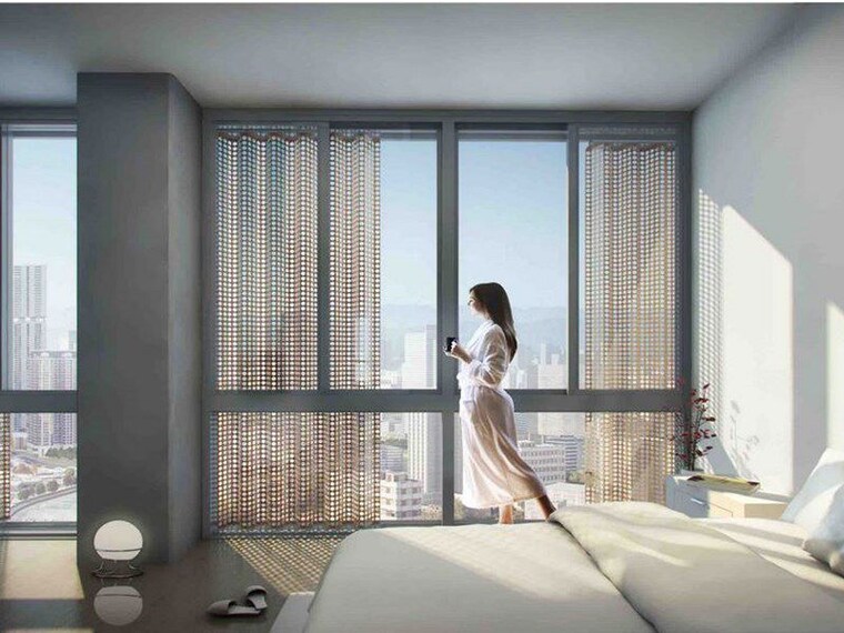 Bedroom, piramal-vaikunth 2 Bedroom 768 Sq.Ft. Apartment In Balkum Pada Thane 10055605