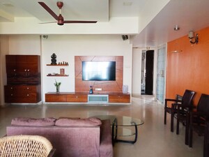 Living Room in 4 BHK Apartment at Lodha Luxuria, Majiwada – for Rent