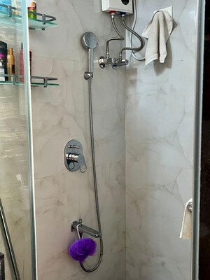 Bathroom in 2 BHK Apartment at Bandra West – for Rent