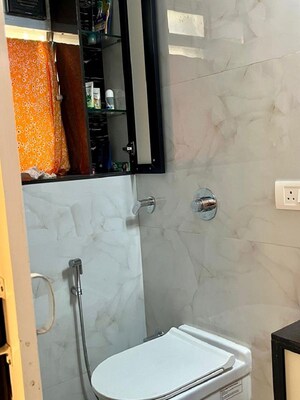 Bathroom in 2 BHK Apartment at Bandra West – for Rent
