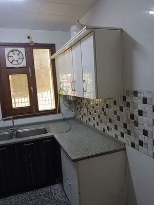 Kitchen in 3 BHK Builder Floor at Green Park – for Rent