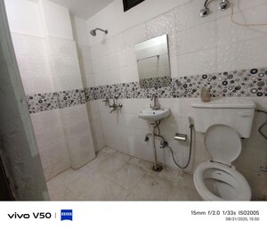 Bathroom in 3 BHK Apartment at Chattarpur – for Rent