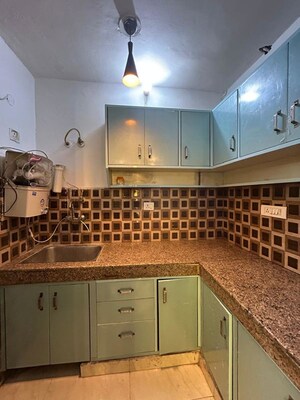 Kitchen in 1 BHK Builder Floor at Saket – for Rent