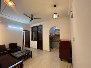 Living Room in 1 BHK Builder Floor at Saket – for Rent