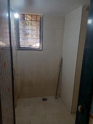 Bathroom in 1 BHK Apartment at Sai Sangh CHS, Nerul – for Rent