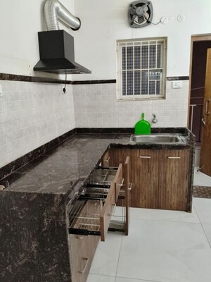Kitchen in 3 BHK Apartment at Kristi Villa, Chinar Park – for Rent