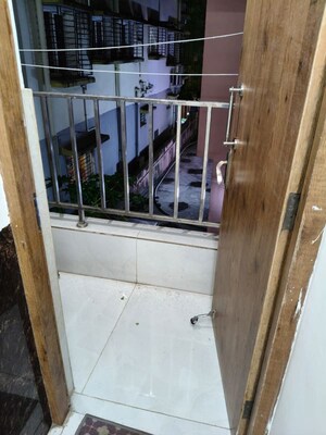 Balcony in 3 BHK Apartment at Kristi Villa, Chinar Park – for Rent