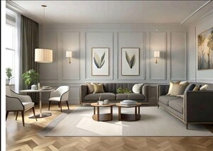 Living Room in 2 BHK Apartment at SLV Golden Towers, Yelahanka – for Sale