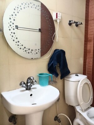 Bathroom in 3 BHK Apartment at Sector 16c Greater Noida – for Rent