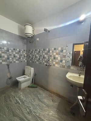 Bathroom in 1 BHK Apartment at Chattarpur – for Rent