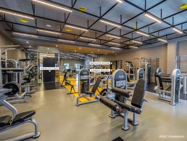 Gym, lodha-amara 3 Bedroom 831 Sq.Ft. Apartment In Kolshet Road Thane 9953501
