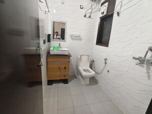 Bathroom in 2 BHK Apartment at Chattarpur – for Rent