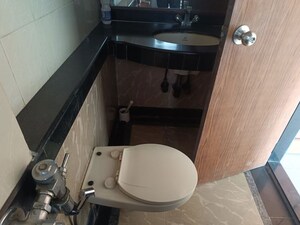 Bathroom in 2 BHK Apartment at Serenity Heights, Malad West – for Rent