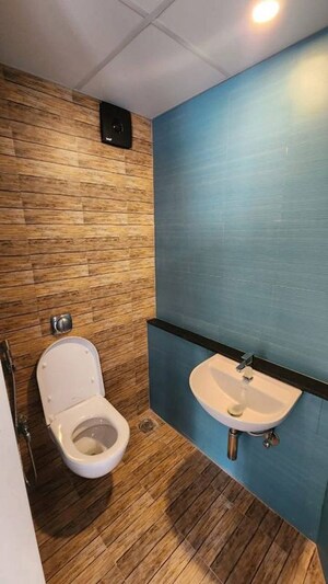 Bathroom in 2 BHK Apartment at Lodha Crown Quality Homes, Majiwada – for Rent