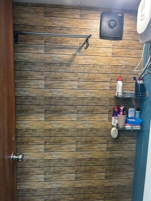 Bathroom in 1 BHK Apartment at Lodha Crown Quality Homes, Majiwada – for Rent